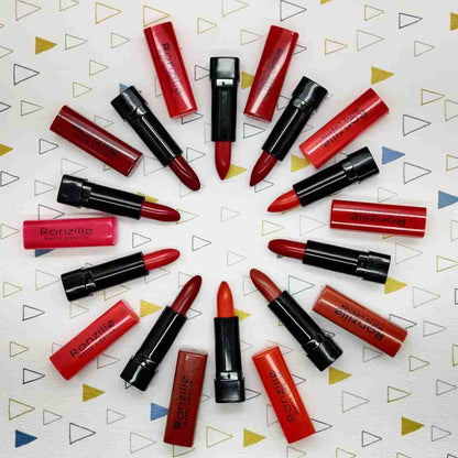 Lipstick Collection | Multicolor Set of 10 Vibrant Shades | Waterproof, Non-Transfer Matte | Highly Pigmented & Long-Lasting | Travel-Friendly Mini Lipsticks (2.4g Each) | Perfect Gift for Makeup Lovers
