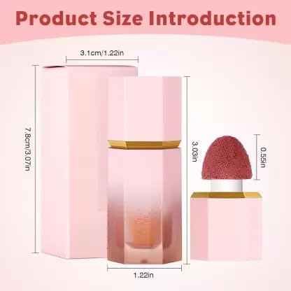 Velvet Liquid Blush for Women & Girls – Pack of 2 | Highly Pigmented, Smooth & Lightweight Blusher for Cheeks, Lips & Eyes | Soft Matte Finish, Super Stay, Long-Lasting & Easy to Blend | Perfect for Everyday Makeup.
