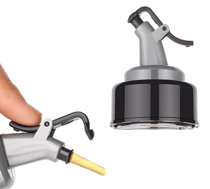 Plastic Oil Dispenser Set (Pack of 2) | 1L Each | Transparent, Leak-Proof, BPA-Free | Durable & Easy to Use | Perfect for Cooking Oil & Vinegar | Total Capacity: 2L