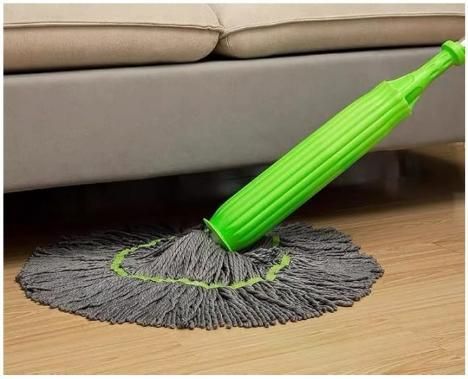 2-in-1 Self-Wringing Dehydrated Mop with 360° Rotating Head – Hands-Free Spin Mop for Effortless Home Cleaning. Ideal for Kitchen, Bathroom & All Household Floors including Tiles, Marble & Wood.