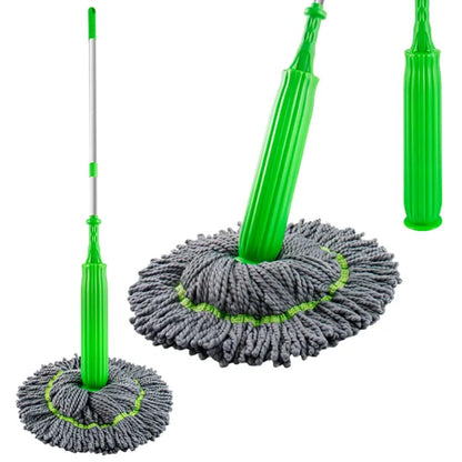2-in-1 Self-Wringing Dehydrated Mop with 360° Rotating Head – Hands-Free Spin Mop for Effortless Home Cleaning. Ideal for Kitchen, Bathroom & All Household Floors including Tiles, Marble & Wood.