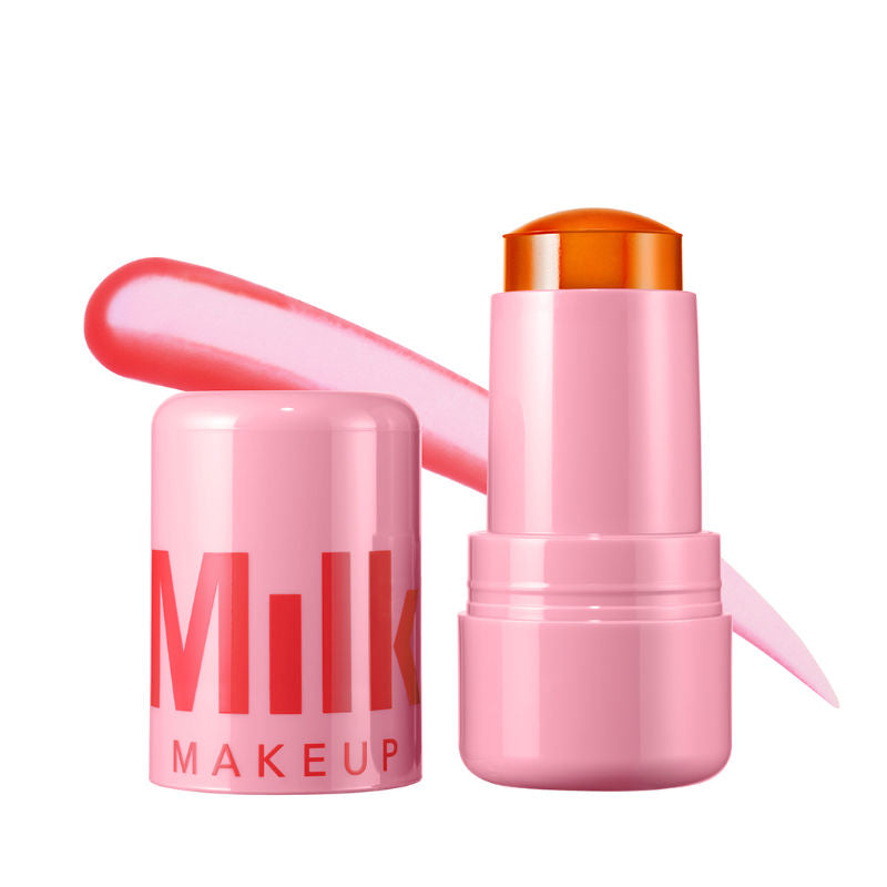 4 Colors Jelly Blush Tint Stick Pack of 2 | 4-in-1 Multi-Use for Lips, Cheeks, Eyes & Blush | Highly Pigmented Super Stay Tint Stick | Waterproof, Non-Transfer & Non-Sticky | Long-Lasting | Velvet Matte Finish | Perfect for Daily Makeup for Women & Girls.