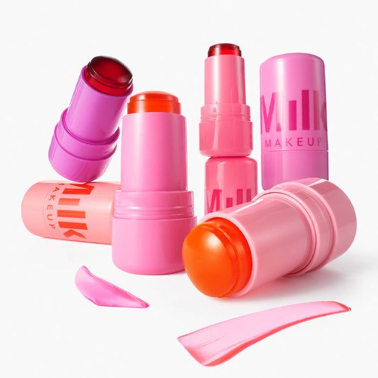 4 Colors Jelly Blush Tint Stick Pack of 2 | 4-in-1 Multi-Use for Lips, Cheeks, Eyes & Blush | Highly Pigmented Super Stay Tint Stick | Waterproof, Non-Transfer & Non-Sticky | Long-Lasting | Velvet Matte Finish | Perfect for Daily Makeup for Women & Girls.