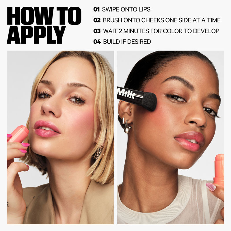 4 Colors Jelly Blush Tint Stick Pack of 2 | 4-in-1 Multi-Use for Lips, Cheeks, Eyes & Blush | Highly Pigmented Super Stay Tint Stick | Waterproof, Non-Transfer & Non-Sticky | Long-Lasting | Velvet Matte Finish | Perfect for Daily Makeup for Women & Girls.
