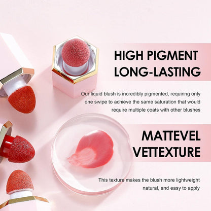 Velvet Liquid Blush for Women & Girls – Pack of 2 | Highly Pigmented, Smooth & Lightweight Blusher for Cheeks, Lips & Eyes | Soft Matte Finish, Super Stay, Long-Lasting & Easy to Blend | Perfect for Everyday Makeup.