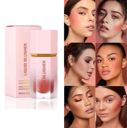 Velvet Liquid Blush for Women & Girls – Pack of 2 | Highly Pigmented, Smooth & Lightweight Blusher for Cheeks, Lips & Eyes | Soft Matte Finish, Super Stay, Long-Lasting & Easy to Blend | Perfect for Everyday Makeup.