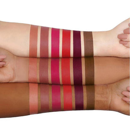 6-Piece Velvet Matte Liquid Lipstick Set with a waterproof, long-lasting, non-sticky formula in stunning nude shades. Quick-drying with up to 24-hour stay, ideal for daily use or as a makeup gift for women, Combo Pack (6 x 3ML each).