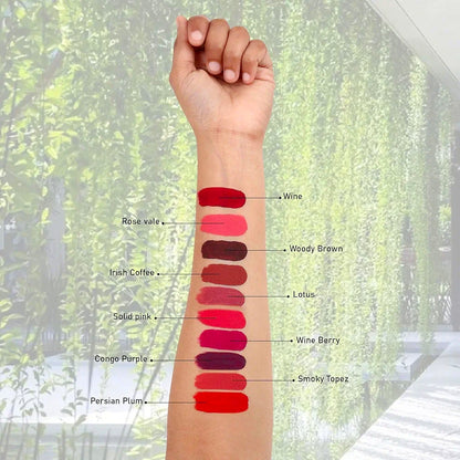Lipstick Collection | Multicolor Set of 10 Vibrant Shades | Waterproof, Non-Transfer Matte | Highly Pigmented & Long-Lasting | Travel-Friendly Mini Lipsticks (2.4g Each) | Perfect Gift for Makeup Lovers