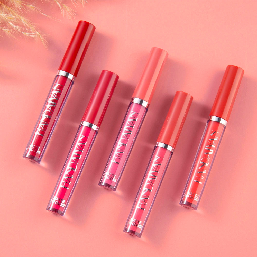6-Piece Velvet Matte Liquid Lipstick Set with a waterproof, long-lasting, non-sticky formula in stunning nude shades. Quick-drying with up to 24-hour stay, ideal for daily use or as a makeup gift for women, Combo Pack (6 x 3ML each).
