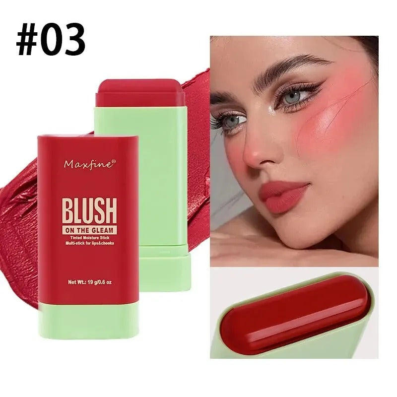 3-in-1 Blush Stick for Cheeks, Lips & Eyes | Imported Korean Cosmetic | Long-Lasting Waterproof Matte Cream Blusher | Lightweight & Blendable Makeup for Women & Girls