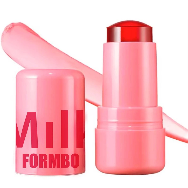 4 Colors Jelly Blush Tint Stick Pack of 2 | 4-in-1 Multi-Use for Lips, Cheeks, Eyes & Blush | Highly Pigmented Super Stay Tint Stick | Waterproof, Non-Transfer & Non-Sticky | Long-Lasting | Velvet Matte Finish | Perfect for Daily Makeup for Women & Girls.