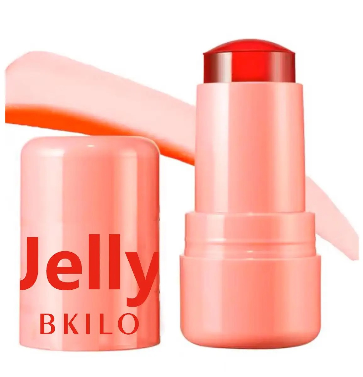 4 Colors Jelly Blush Tint Stick Pack of 2 | 4-in-1 Multi-Use for Lips, Cheeks, Eyes & Blush | Highly Pigmented Super Stay Tint Stick | Waterproof, Non-Transfer & Non-Sticky | Long-Lasting | Velvet Matte Finish | Perfect for Daily Makeup for Women & Girls.