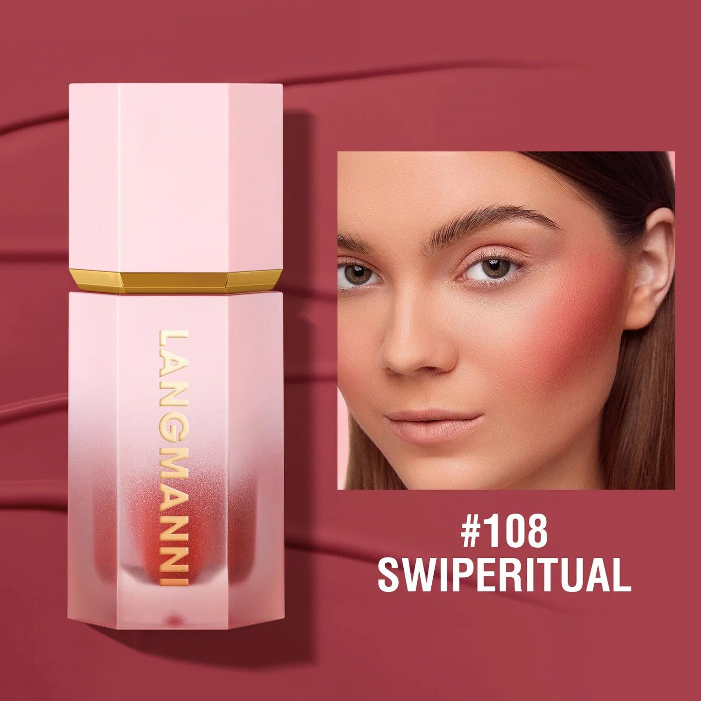 Velvet Liquid Blush for Women & Girls – Pack of 2 | Highly Pigmented, Smooth & Lightweight Blusher for Cheeks, Lips & Eyes | Soft Matte Finish, Super Stay, Long-Lasting & Easy to Blend | Perfect for Everyday Makeup.