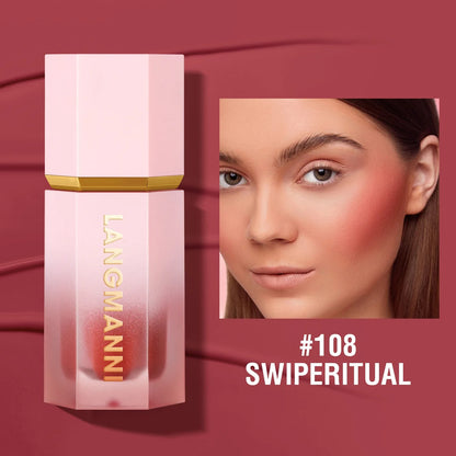 Velvet Liquid Blush for Women & Girls – Pack of 2 | Highly Pigmented, Smooth & Lightweight Blusher for Cheeks, Lips & Eyes | Soft Matte Finish, Super Stay, Long-Lasting & Easy to Blend | Perfect for Everyday Makeup.