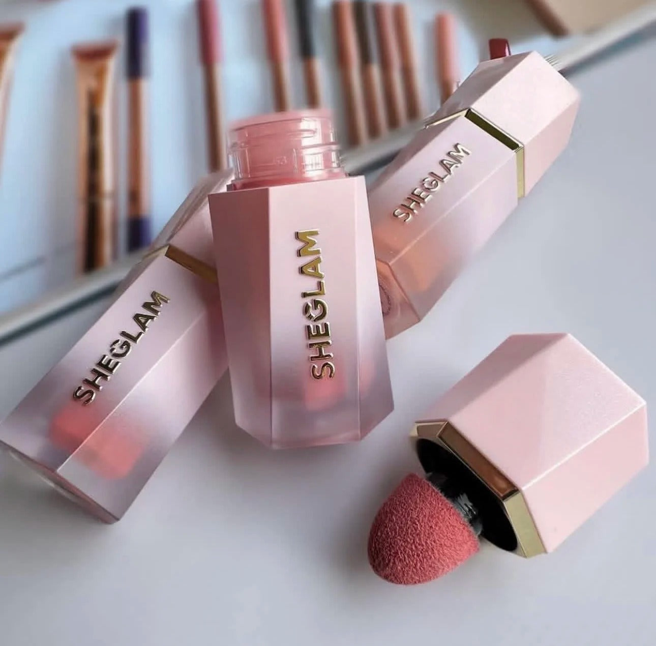 Velvet Liquid Blush for Women & Girls – Pack of 2 | Highly Pigmented, Smooth & Lightweight Blusher for Cheeks, Lips & Eyes | Soft Matte Finish, Super Stay, Long-Lasting & Easy to Blend | Perfect for Everyday Makeup.