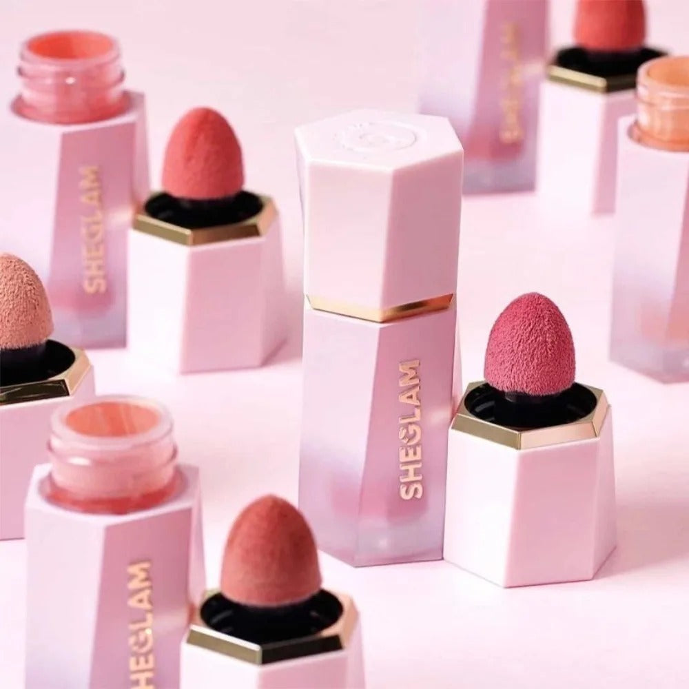 Velvet Liquid Blush for Women & Girls – Pack of 2 | Highly Pigmented, Smooth & Lightweight Blusher for Cheeks, Lips & Eyes | Soft Matte Finish, Super Stay, Long-Lasting & Easy to Blend | Perfect for Everyday Makeup.