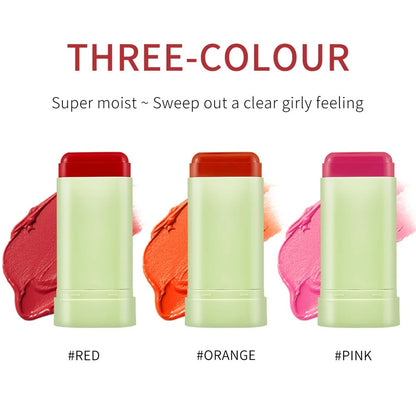 3-in-1 Blush Stick for Cheeks, Lips & Eyes | Imported Korean Cosmetic | Long-Lasting Waterproof Matte Cream Blusher | Lightweight & Blendable Makeup for Women & Girls