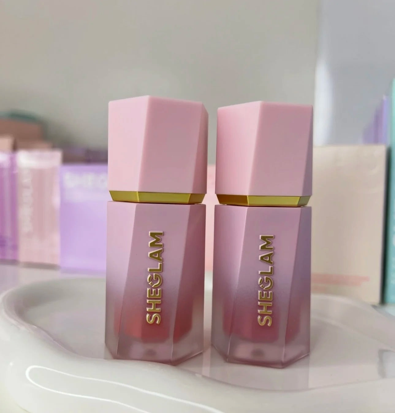 Velvet Liquid Blush for Women & Girls – Pack of 2 | Highly Pigmented, Smooth & Lightweight Blusher for Cheeks, Lips & Eyes | Soft Matte Finish, Super Stay, Long-Lasting & Easy to Blend | Perfect for Everyday Makeup.