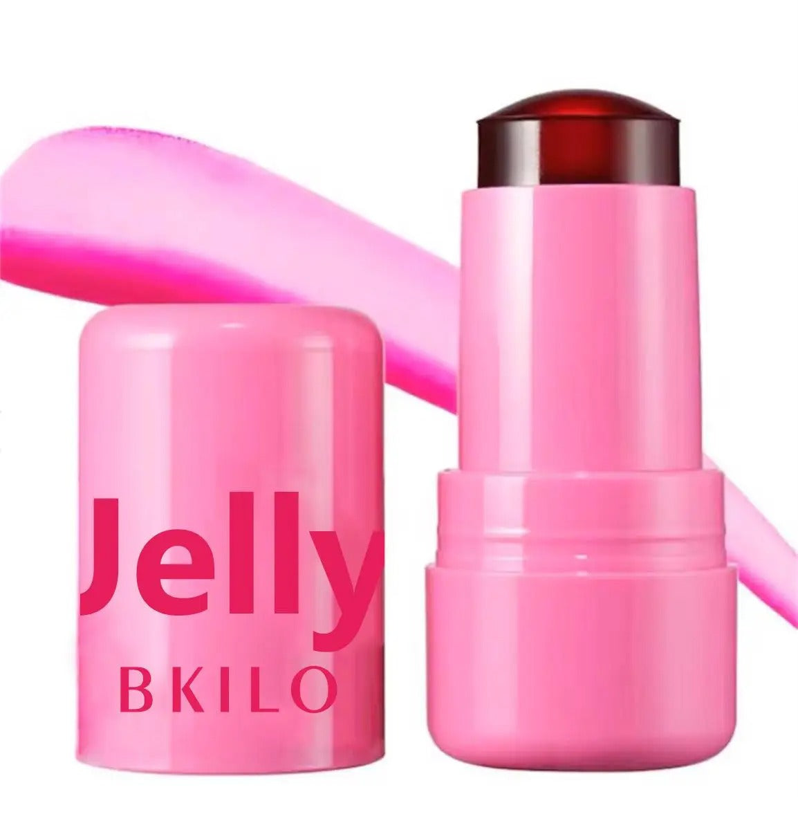 4 Colors Jelly Blush Tint Stick Pack of 2 | 4-in-1 Multi-Use for Lips, Cheeks, Eyes & Blush | Highly Pigmented Super Stay Tint Stick | Waterproof, Non-Transfer & Non-Sticky | Long-Lasting | Velvet Matte Finish | Perfect for Daily Makeup for Women & Girls.