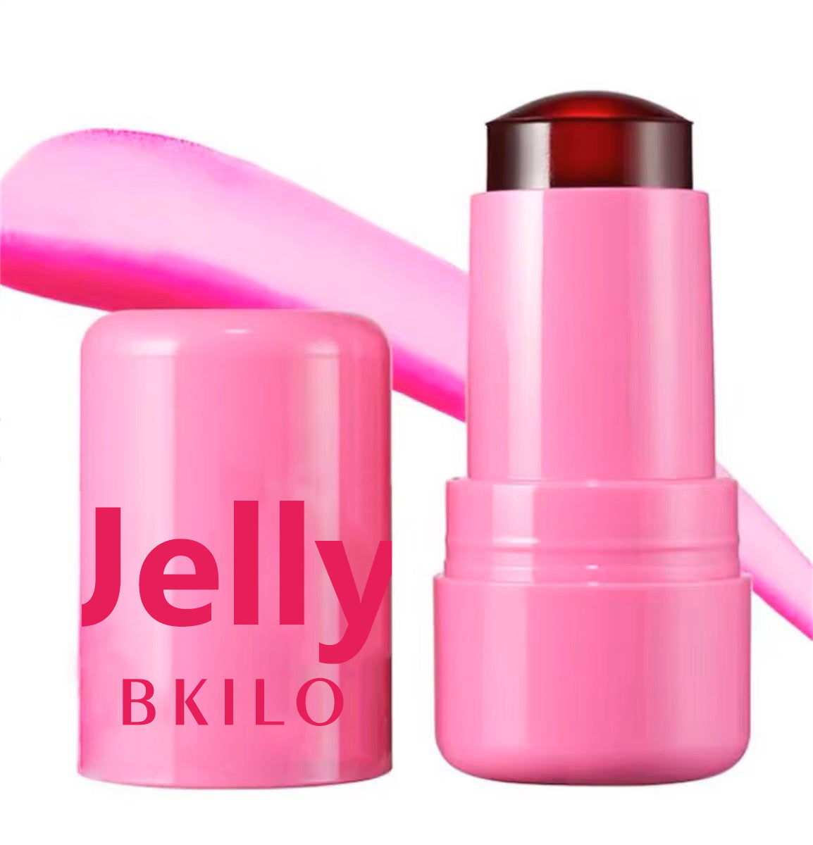 4 Colors Jelly Blush Tint Stick Pack of 2 | 4-in-1 Multi-Use for Lips, Cheeks, Eyes & Blush | Highly Pigmented Super Stay Tint Stick | Waterproof, Non-Transfer & Non-Sticky | Long-Lasting | Velvet Matte Finish | Perfect for Daily Makeup for Women & Girls.