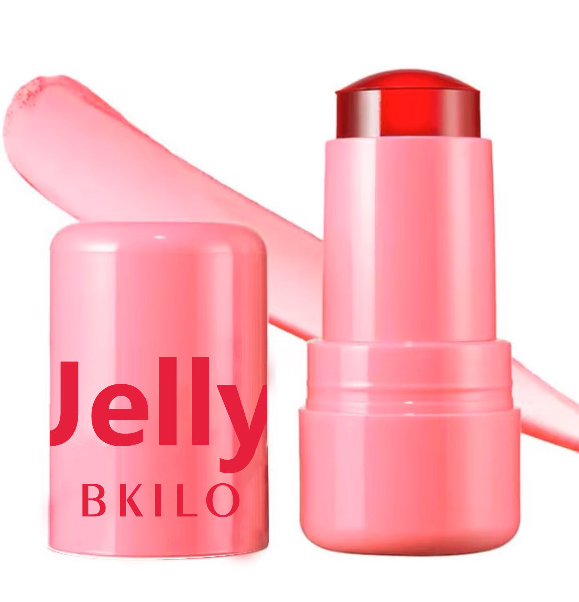 4 Colors Jelly Blush Tint Stick Pack of 2 | 4-in-1 Multi-Use for Lips, Cheeks, Eyes & Blush | Highly Pigmented Super Stay Tint Stick | Waterproof, Non-Transfer & Non-Sticky | Long-Lasting | Velvet Matte Finish | Perfect for Daily Makeup for Women & Girls.