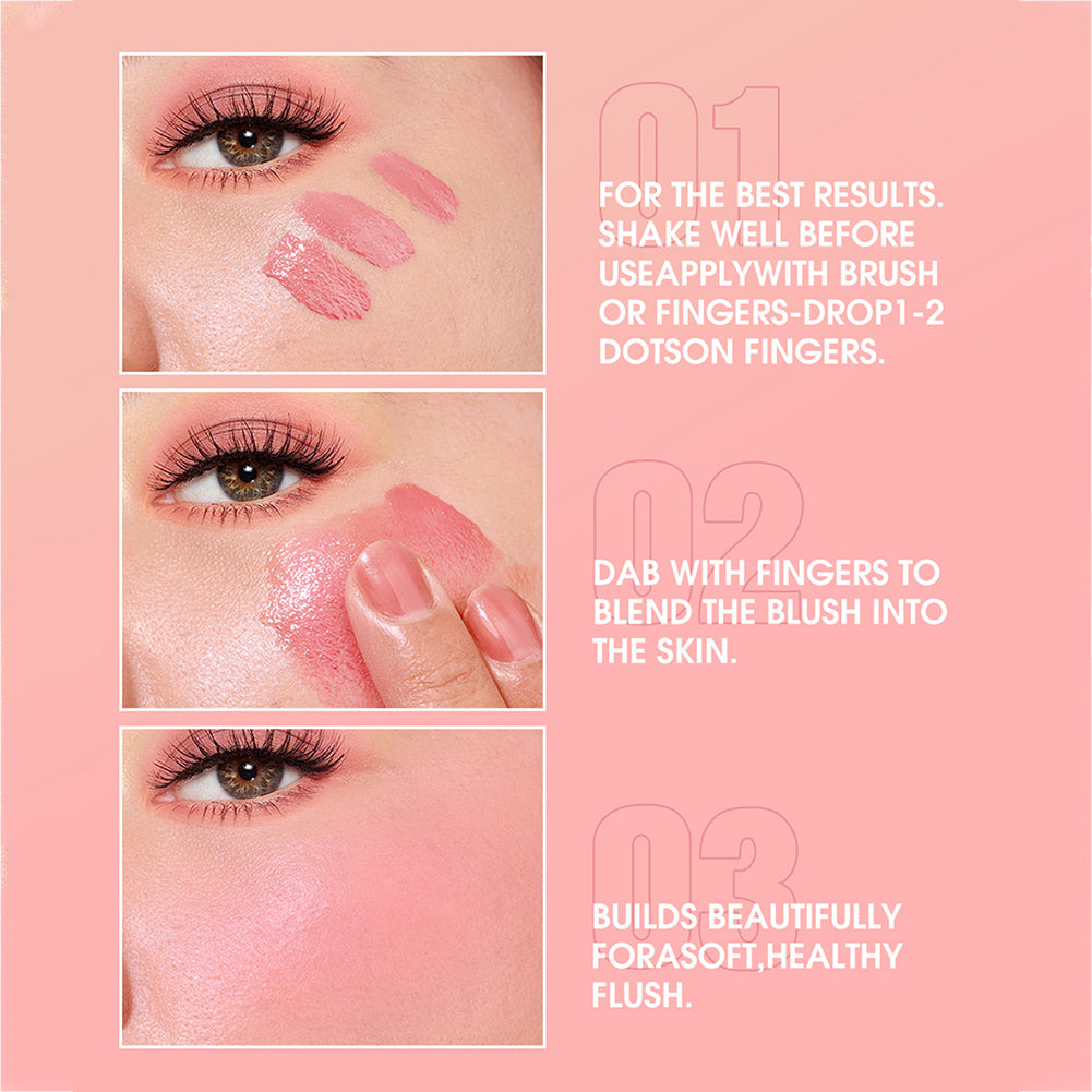 Velvet Liquid Blush for Women & Girls – Pack of 2 | Highly Pigmented, Smooth & Lightweight Blusher for Cheeks, Lips & Eyes | Soft Matte Finish, Super Stay, Long-Lasting & Easy to Blend | Perfect for Everyday Makeup.