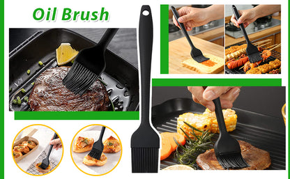 2-in-1 Glass Olive Oil Sprayer and Dispenser Bottle, 500ml Refillable Oil Spray Bottle for Cooking, Air Fryer, BBQ, Salad, Frying and Baking, Food-Grade, Leak-Proof Kitchen Oil Sprayer.