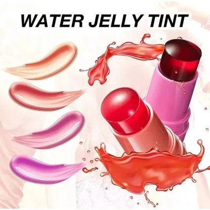 4 Colors Jelly Blush Tint Stick Pack of 2 | 4-in-1 Multi-Use for Lips, Cheeks, Eyes & Blush | Highly Pigmented Super Stay Tint Stick | Waterproof, Non-Transfer & Non-Sticky | Long-Lasting | Velvet Matte Finish | Perfect for Daily Makeup for Women & Girls.