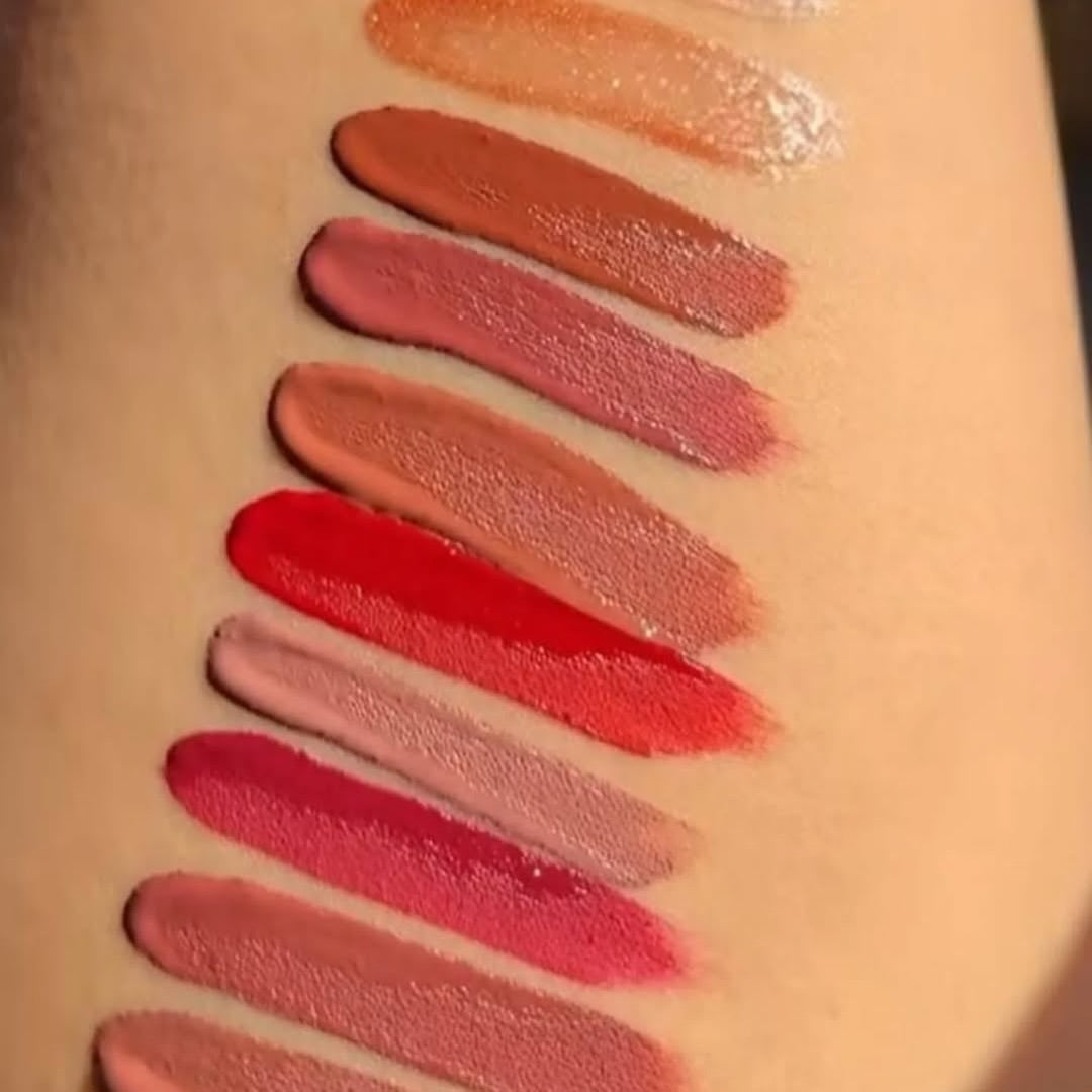 12-Piece Velvet Matte Liquid Lipstick Set with waterproof, long-lasting, non-sticky formula in stunning nude shades. Quick-drying with up to 24-hour stay, ideal for daily use or as a makeup gift for women. (2.5ML X 12)