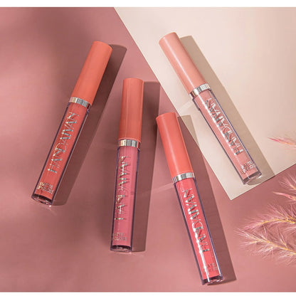 6-Piece Velvet Matte Liquid Lipstick Set with a waterproof, long-lasting, non-sticky formula in stunning nude shades. Quick-drying with up to 24-hour stay, ideal for daily use or as a makeup gift for women, Combo Pack (6 x 3ML each).