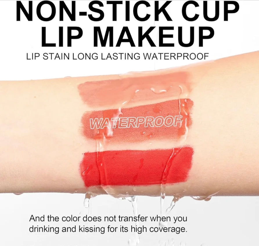 My Handaiyan 12-Color Liquid Lipstick Set – Glittering Matte & Glossy Finish, Highly Pigmented, Waterproof, Smudge-Proof, Long-Lasting 24-Hour Stay, Quick-Drying & Non-Sticky Formula, Nude & Multicolor Shades, Perfect Gift for Women. (2.5ML x 12)