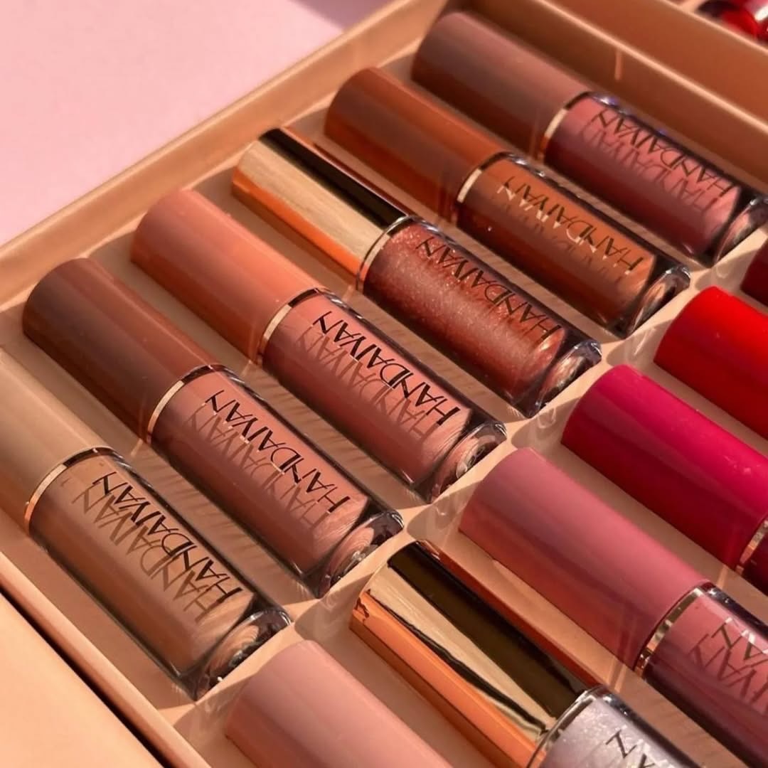 12-Piece Velvet Matte Liquid Lipstick Set with waterproof, long-lasting, non-sticky formula in stunning nude shades. Quick-drying with up to 24-hour stay, ideal for daily use or as a makeup gift for women. (2.5ML X 12)