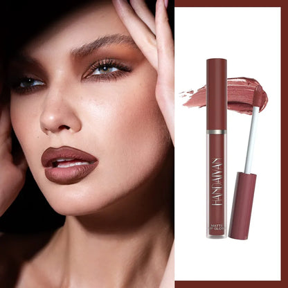 6-Piece Velvet Matte Liquid Lipstick Set with a waterproof, long-lasting, non-sticky formula in stunning nude shades. Quick-drying with up to 24-hour stay, ideal for daily use or as a makeup gift for women, Combo Pack (6 x 3ML each).